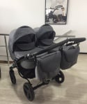 Бебешка количка за близнаци 2в1 Jumper 5 Duo:сив