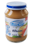 Ganchev-100% плод пюре от ябълки 4м+ 190гр