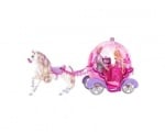 Детска играчка Барби с карета и конче