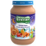 BEBELAN Млечна каша ябълки, круши и бисквити 5м. 190г