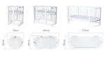 Трансформиращо Легло 9в1 Smart 60x72/60x120/60x168см Ingvart