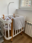 Трансформиращо Легло 5в1 Nika 60x95/60x120см  Ingvart