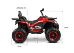 Акумулаторен Автомобил Quad Gigant Pink Caretero Toyz