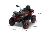 Акумулаторен Автомобил Quad Gigant Pink Caretero Toyz