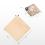 Бебешка Хавлия С Качулка Bathfriends 100X100 Заек Розов Sensillo