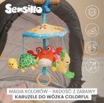 Цветен Въртележка За Детска Количка – Жаба Sensillo