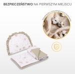 Муслинов Комплект За Детска Количка Бежови Глухарчета Sensillo