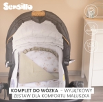 Муслинов Комплект За Детска Количка Зелени Клонки Sensillo