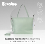 Чанта От Изкуствена Кожа Сив Есенен Лес Sensillo