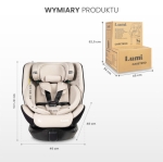 Lumi I-Size Детско Столче За Кола (40-150) Caretero