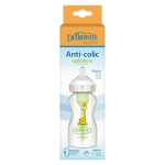Бебешко шише Dr.Brown's Natural Flow Anti-Colic Options+ Wide Neck Giraffe, 270 мл.
