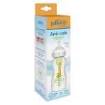 Бебешко шише Dr.Brown's Natural Flow Anti-Colic Options+ Wide Neck Giraffe, 270 мл.