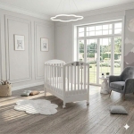 Бебешко легло  Bambino Casa Bella cot bianco-grigio