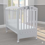 Бебешко легло  Bambino Casa Bella cot bianco-grigio