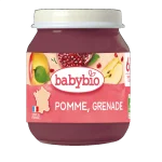 Babybio БИО Плодово пюре Ябълка и НАР 6м. 130г