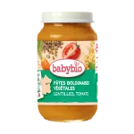 Babybio Био пюре Вегетарианска паста Болонезе с леща и домати 8м. 200г
