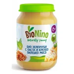 BioNino БИО Пюре Паста с пилешко месо 8м. 190г 