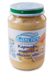 Ganchev-пюре картофи моркови и овесени ядки 4м+190гр