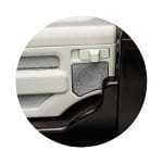 Акумулаторен джип Mercedes EQG черен EVA гуми, кожена седалка