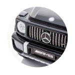 Джип Mercedes AMG G63 черен EVAгуми, коженa