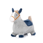 Детско подскачащо конче със звук сиво