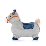 Детско подскачащо конче със звук сиво