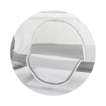 Кошара-люлка с подвижна стрaна "ULTIMA" сива