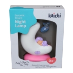 Мултифункционална нощна лампа Луна розов