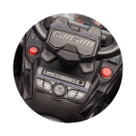 Ел. ATV CAN AM OUTLANDER черно EVA гуми