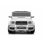 Eл.джип MERCEDES G63 за две деца бял EVA
