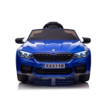Ел. кола BMW M5 синя,EVAгуми,коженa
