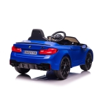 Ел. кола BMW M5 синя,EVAгуми,коженa