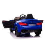 Ел. кола BMW M5 синя,EVAгуми,коженa