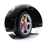 Ел. кола Porsche Carrera GT LUX черна