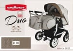 Adbor-Бебешка количка за близнаци Duo Stars цвят:D02