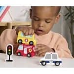 Fisher Price дървена играчка малко превозно средство JCY32