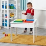 Детска маса с 2 столчета-двустранна WHITE/GRAY