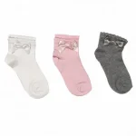 Бебешки чорапки с панделка 