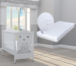 Бебешко креватче Dolce Mio grigio+ ПОДАРЪК матрак Primavera Baby Luxe