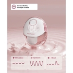 Двойна електрическа помпа за кърма Momcozy Mobile Style™ M6, Hands-free, Cozy Red