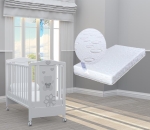 Бебешко креватче  Felice grigio + ПОДАРЪК матрак Primavera Baby Luxe