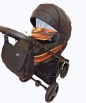 Bexa-Бебешка количка 2в1 Ideal Fire black