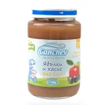 GANCHEV Пюре Ябълки и касис 4м. 190г