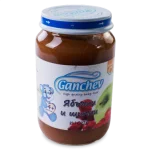 GANCHEV Пюре от ябълки и шипка 4м. 190г
