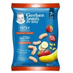 Gerber Царевичен снaкс с ягода и банан7м. 28г