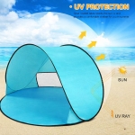 Детска Pop-Up Палатка за Игра GINGER HOME с UV Защита 50+ – Кръгла, Лека и Сгъваема, за Плаж и Градина, 150×150×90 см