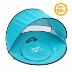 Детска Pop-Up Палатка за Игра GINGER HOME с UV Защита 50+ – Кръгла, Лека и Сгъваема, за Плаж и Градина, 150×150×90 см