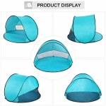Детска Pop-Up Палатка за Игра GINGER HOME с UV Защита 50+ – Кръгла, Лека и Сгъваема, за Плаж и Градина, 150×150×90 см