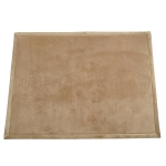 Детски Мемори Килим GINGER HOME LOLLA, 150x200 см, 3,5 см Дебелина, Кадифено Мек Водоустойчив Горен Слой, Мемори Пяна, Противохлъзгаща Основа, Бежов