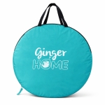 Детска Pop-Up Палатка за Игра GINGER HOME с UV Защита 50+ – Кръгла, Лека и Сгъваема, за Плаж и Градина, 150×150×90 см